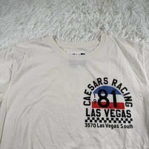 Roots Of Fight x Ceasars Racing 1981 Vegas Shirt Mens Large Graphic Short Sleeve